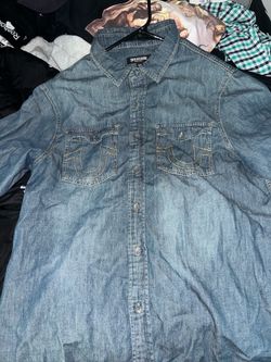 True Religion Denim Button Up