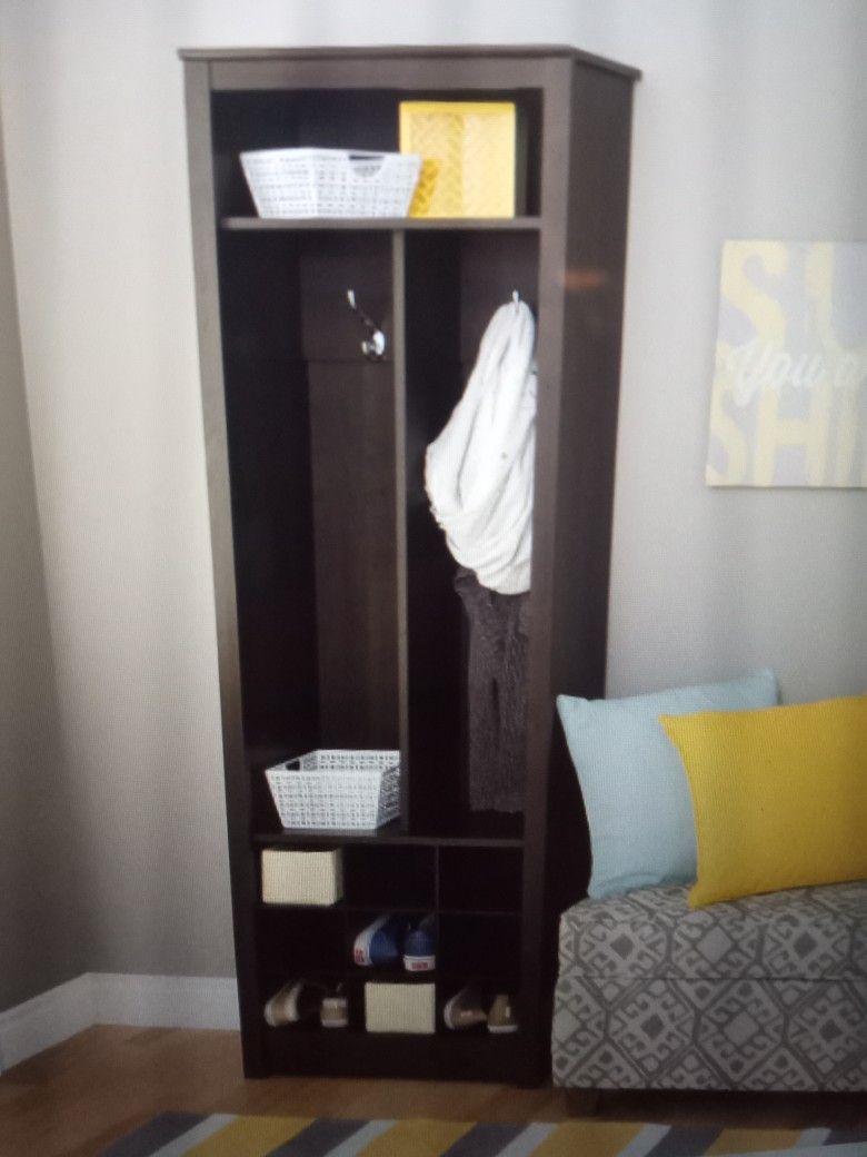 Prepac Space Saving Entryway Organizer With Shoe Storage