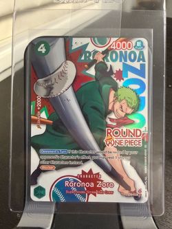 Round 1 One Piece Roronoa Zoro LE Promo Card NM
