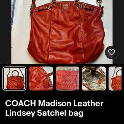 Coach Madison Leather Purse