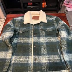 Levi’s  PLAID TYPE III SHERPA TRUCKER JACKET