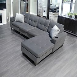 🔥BUDGET Sectional Sofa  💰90-day Same As Cash 🚛Delivery Available 