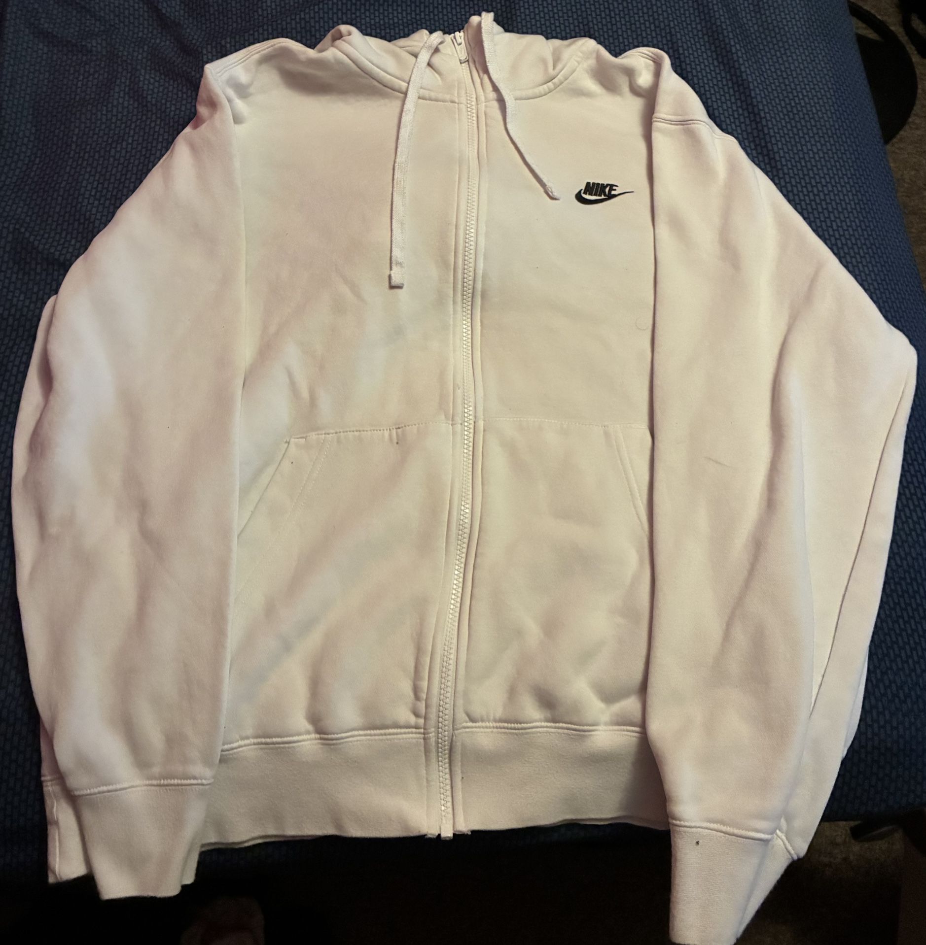 White Nike Jacket Zip Up