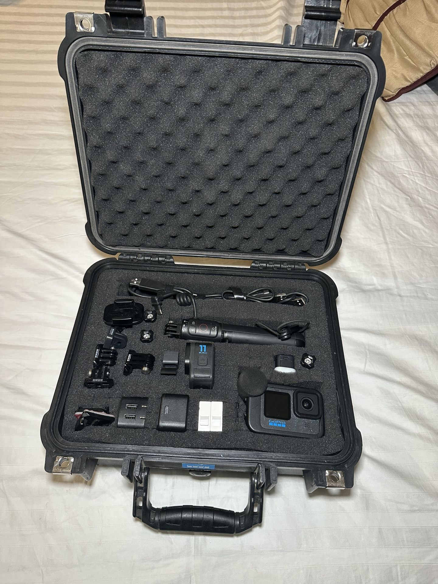 GoPro Hero 12 And GoPro Hero 11 Kit And Case