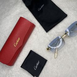 Cartier Sunglasses Blue 
