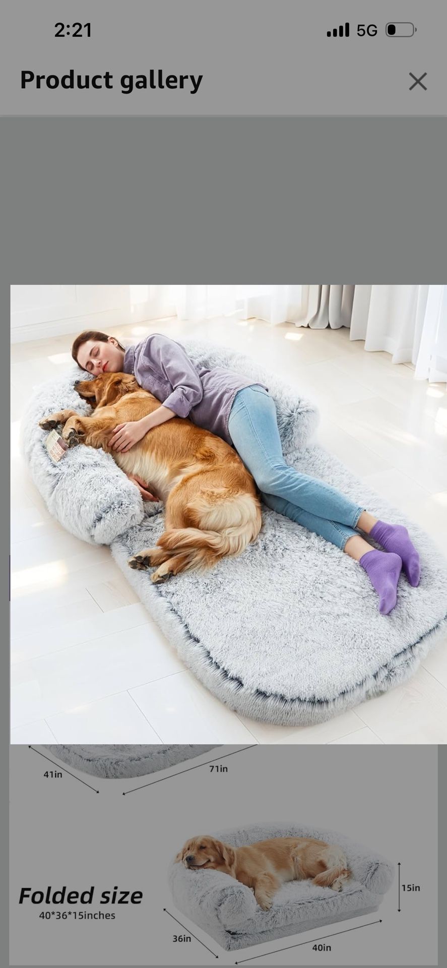 HUMAN DOG BED( Adult