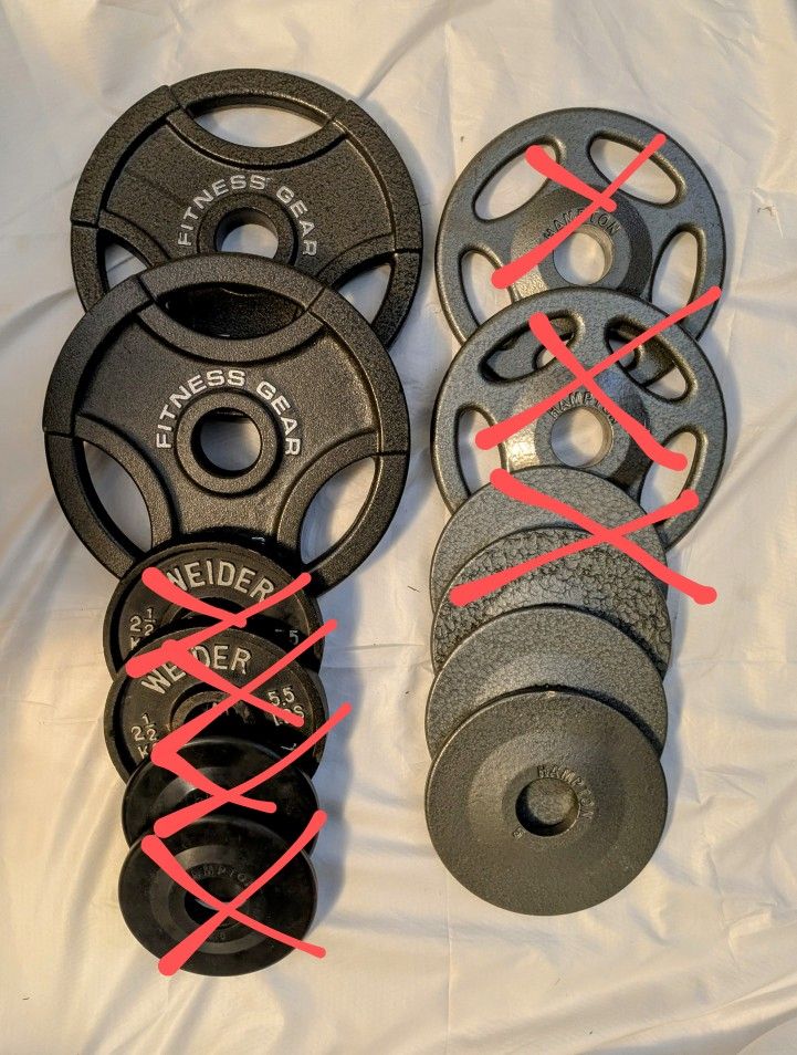 Like New. Olympic Weights Plates