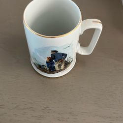 Norman Rockwell "Looking Out to Sea" mug