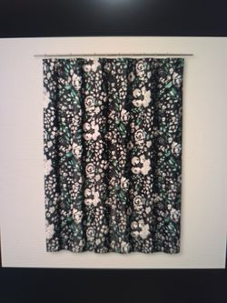 Threshold Dark Floral Shower Curtain