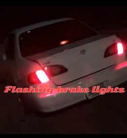 Flashing brake lights