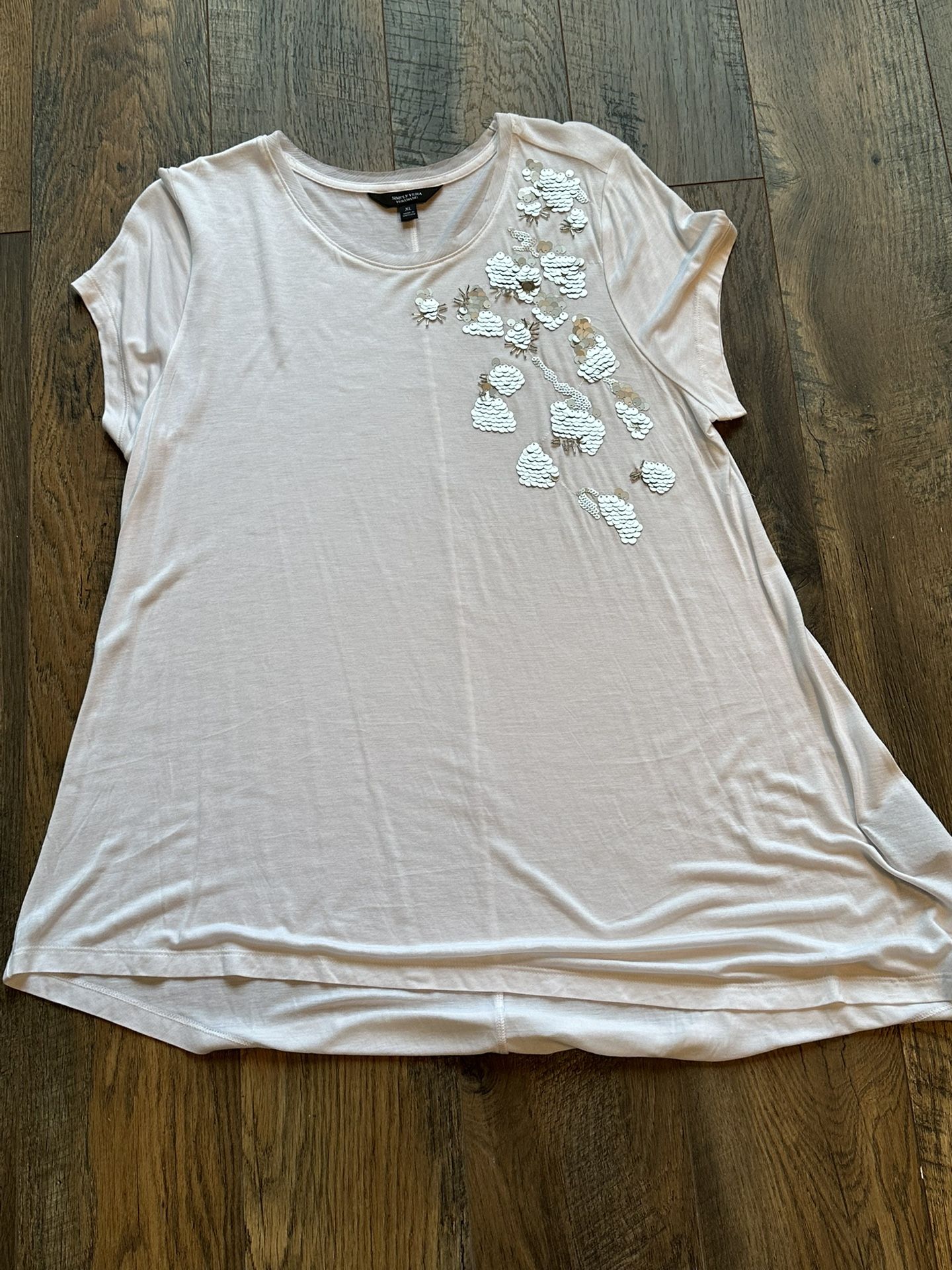 NWOT Asymmetrical Tunic Tee from Simply Vera Vera Wang