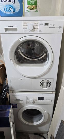 Siemens stackable 240v washer and dryer