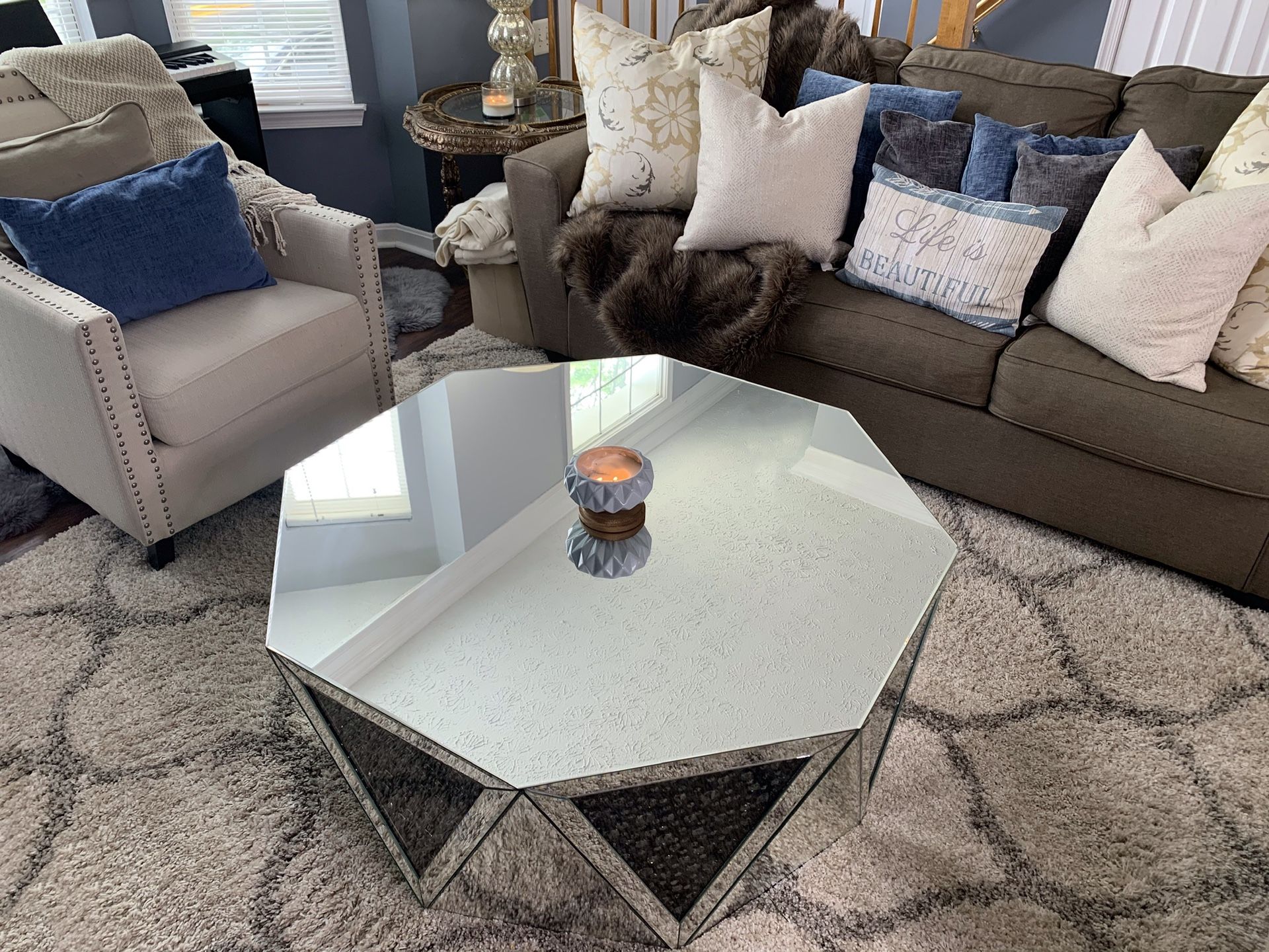 Mirrored Coffee Table