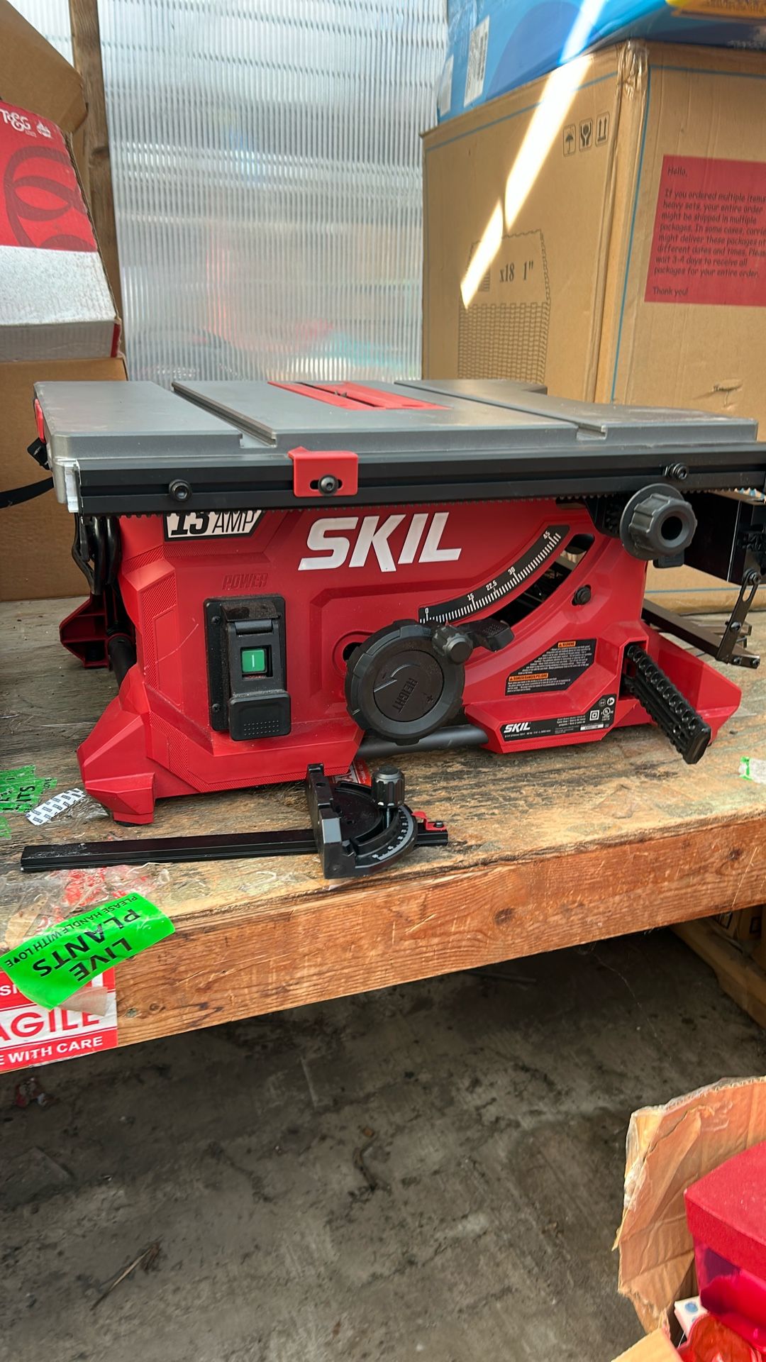 SKIL 15 Amp 8-1/4 Inch Compact Table Saw Used One project