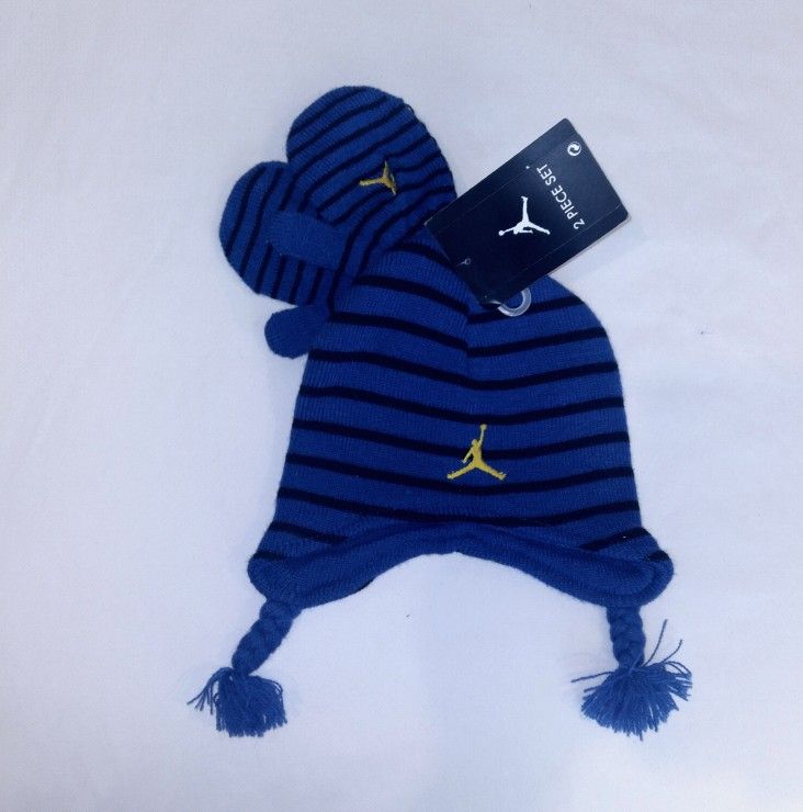 Jordan Boys Toddler 2pc Hat And Mittens Set