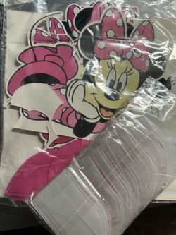 Minnie Mouse Honeycomb Tabletop Decorations 2 Options