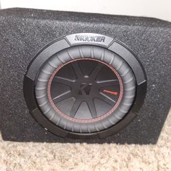 Kicker CompR 8" subwoofer
