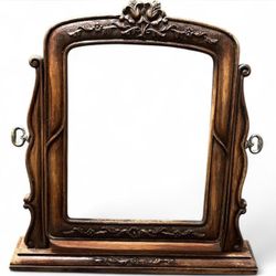 vintage makeup mirror  ( without mirror)