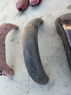Old motorcycle fender