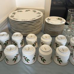 Antique China And Glasses