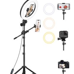 Selfie Ring Light with Stand and Phone Holder
