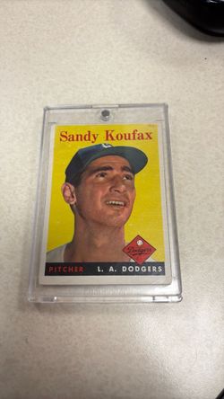 🔥 Sandy Koufax — 1958 Topps #187 🔥