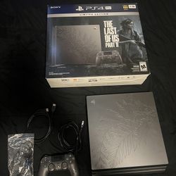 PlayStation 4 Pro The Last Of Us Console Limited Edition 