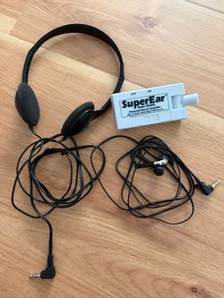 SuperEar SE5000 Personal Sound Amplifier Headphones