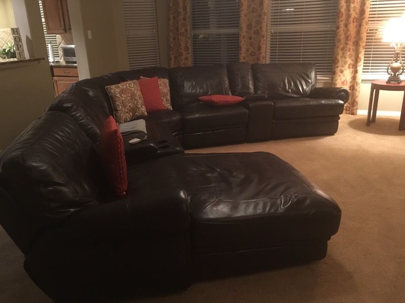 Bentley Sectional Leather Sofa Havertys Matttroy