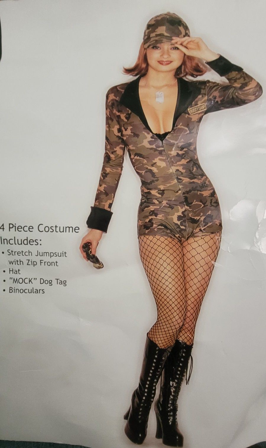 BOOTY CAMP Halloween Costume M/L