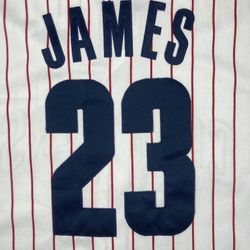Cleveland Cavaliers LeBron James Baseball Jersey  Size Large 