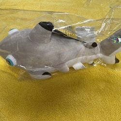 New, Price Firm, Fiesta Toys Buddies Animal Plush with Night Light, Mark the Shark