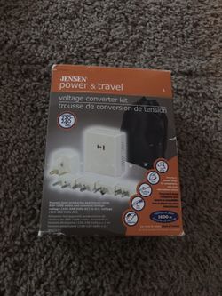 Power travel voltage converter kit - new - make offer