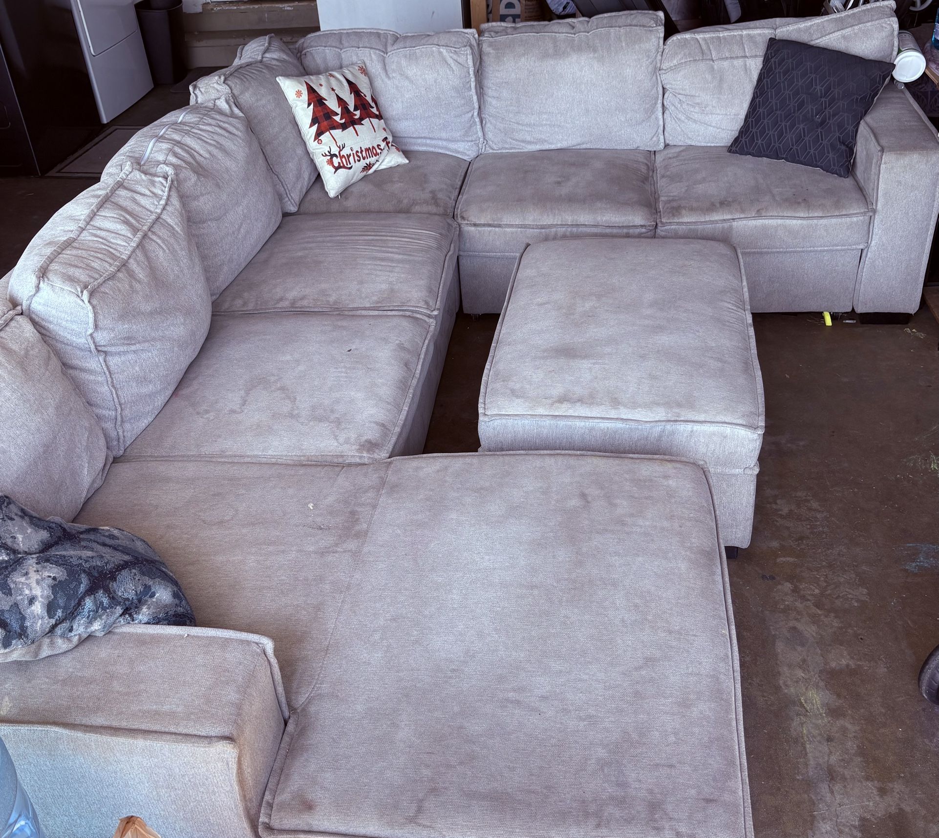Couch And Ottoman With Storage