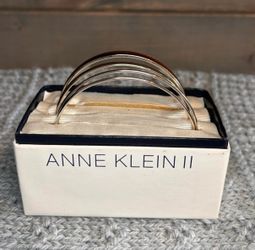 Anne Klein Bangle Set