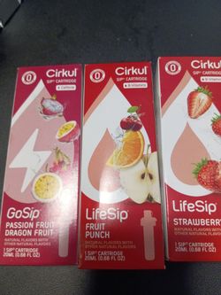 CIRKUL DRINK cartridges ALL3 $10 CASH