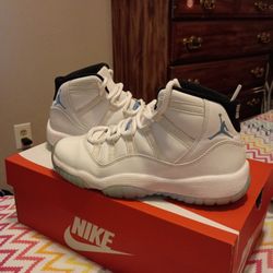 Nike Air Jordan 11 Retro GS Legend Blue Shoes Sneakers Youth Size 5Y 378038-104