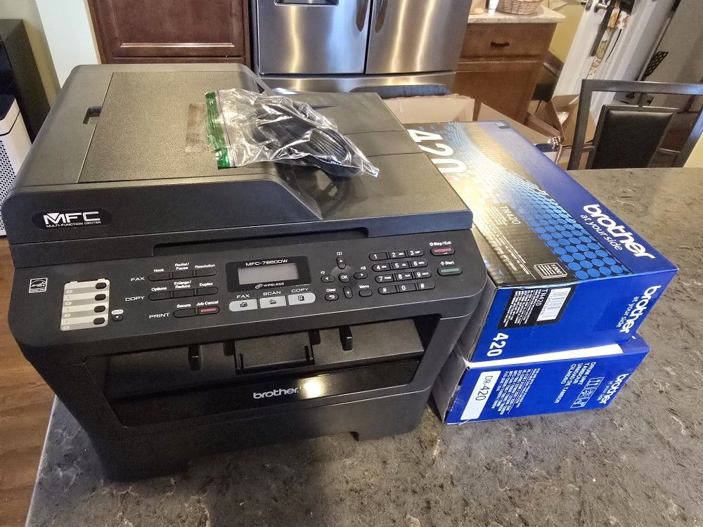 Brother PRINTER with 2 Unopened Black Toners