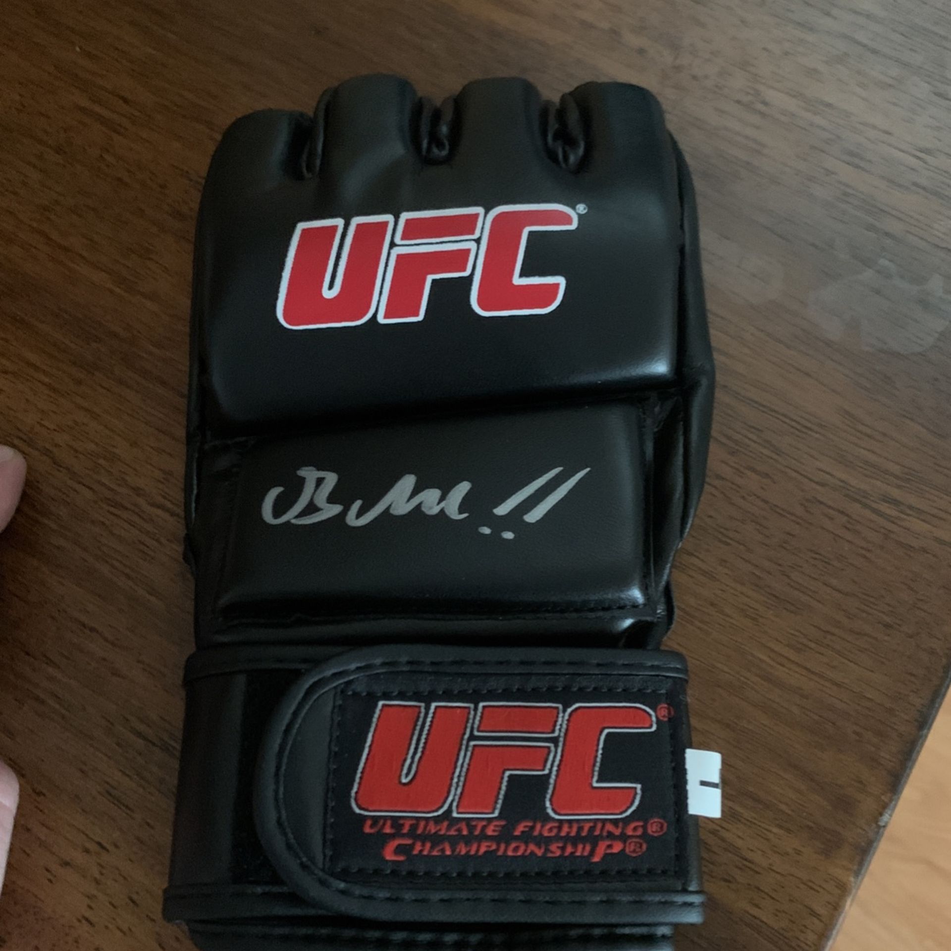 Former Champion UFC fighter Signed Glove