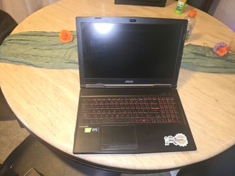 Msi gaming laptop