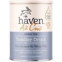 Haven A2 Cow toddler drink Grass fed Whole milk