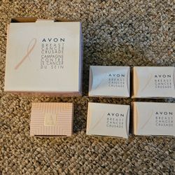 Avon Breast Cancer Christmas Ornament, Keychain And Tennis Bracelets