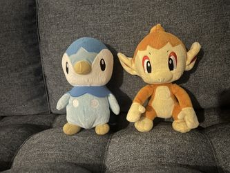 Piplup and Chimchar TALKING plush