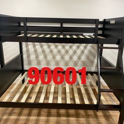 Twin/full $350 for bunk bed only. $550 with mattresses. Available in espresso and white  Assembly required. Assembly not included. Cash upon delivery 