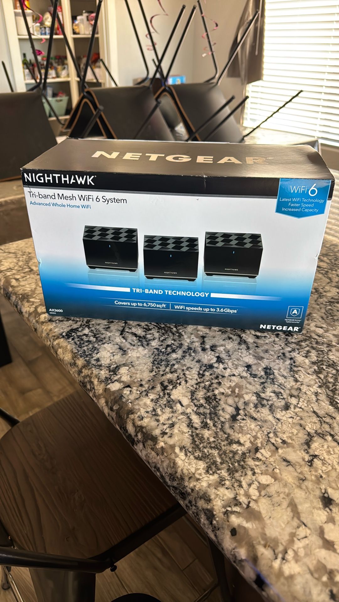 Nighthawk Tri-band WiFi 6 System