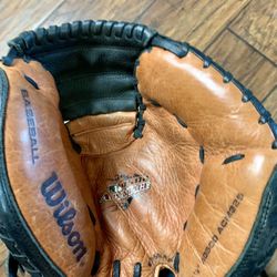 Wilson A500 32.5'' Youth Leather Catcher's Mitt Baseball Glove Right Hand Throw