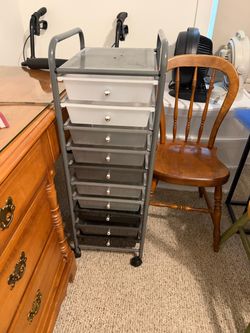 Rolling Cart with drawers