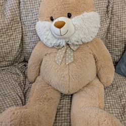 Oversized Blush Bunny Rabbit 40" Tall
