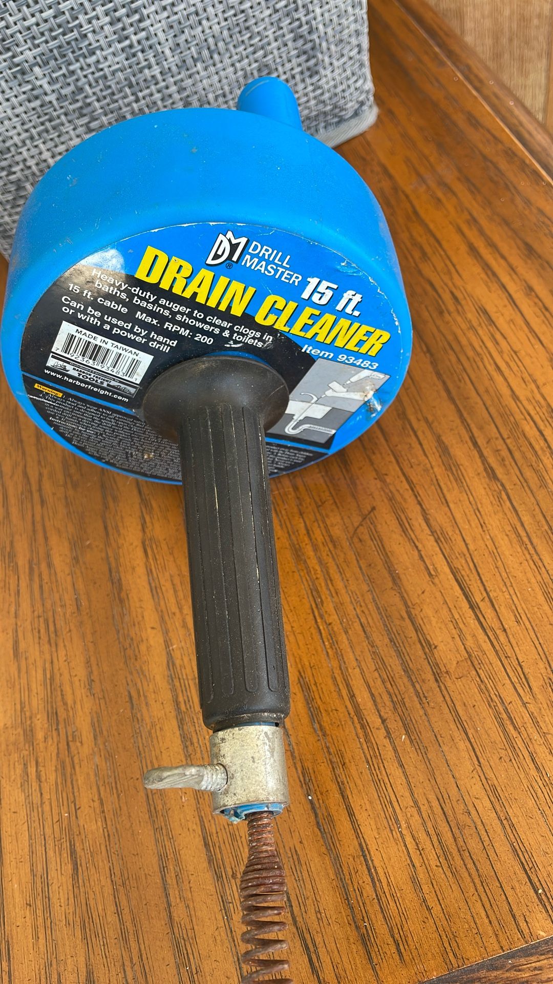 15 Ft drain Cleaner