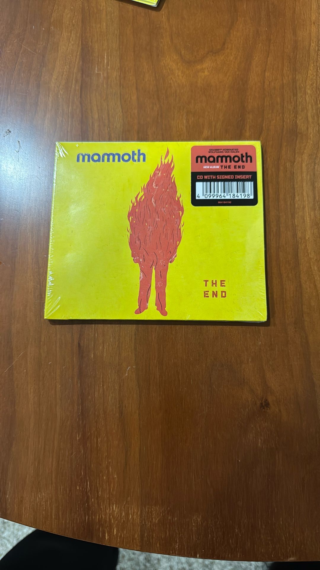 Mammoth Signed CD SEALED